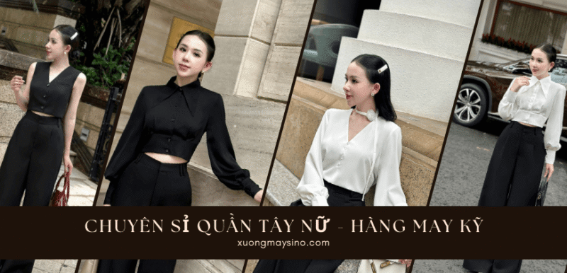 xưởng may quần tây nữ giá rẻ tại TP.HCM