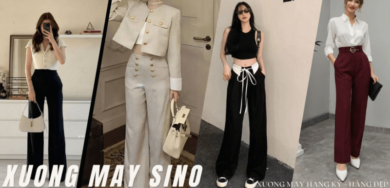 phối đồ với quần tây nữ công sở